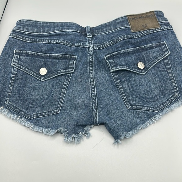 True religion joey cut off jean shorts 26 - Picture 1 of 7